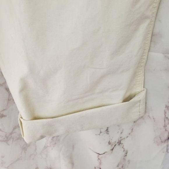 LEVI'S Utility Jumpsuit Cream Long Sleeves Collar - Picture 9 of 14